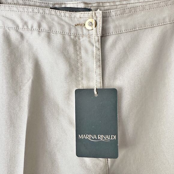 Marina Rinaldi Jeany Champagne Tapered Jeans 37" Inseam Women's Plus Size 22 - Picture 5 of 15